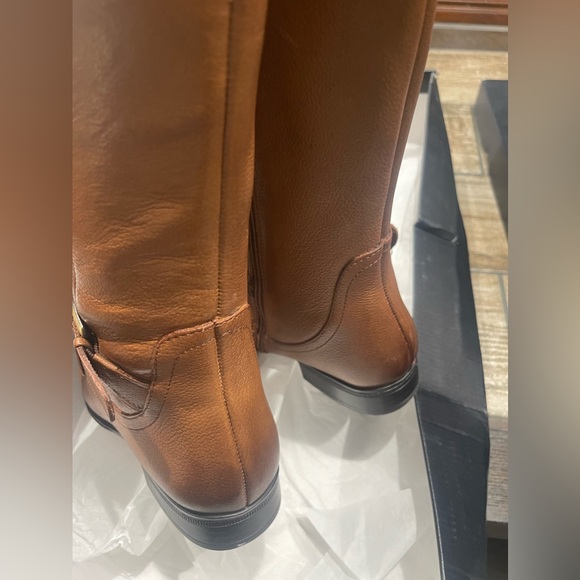 NEW Naturalizer Casual Jean Leather Riding Boots NEW 🤎 - Picture 5 of 9